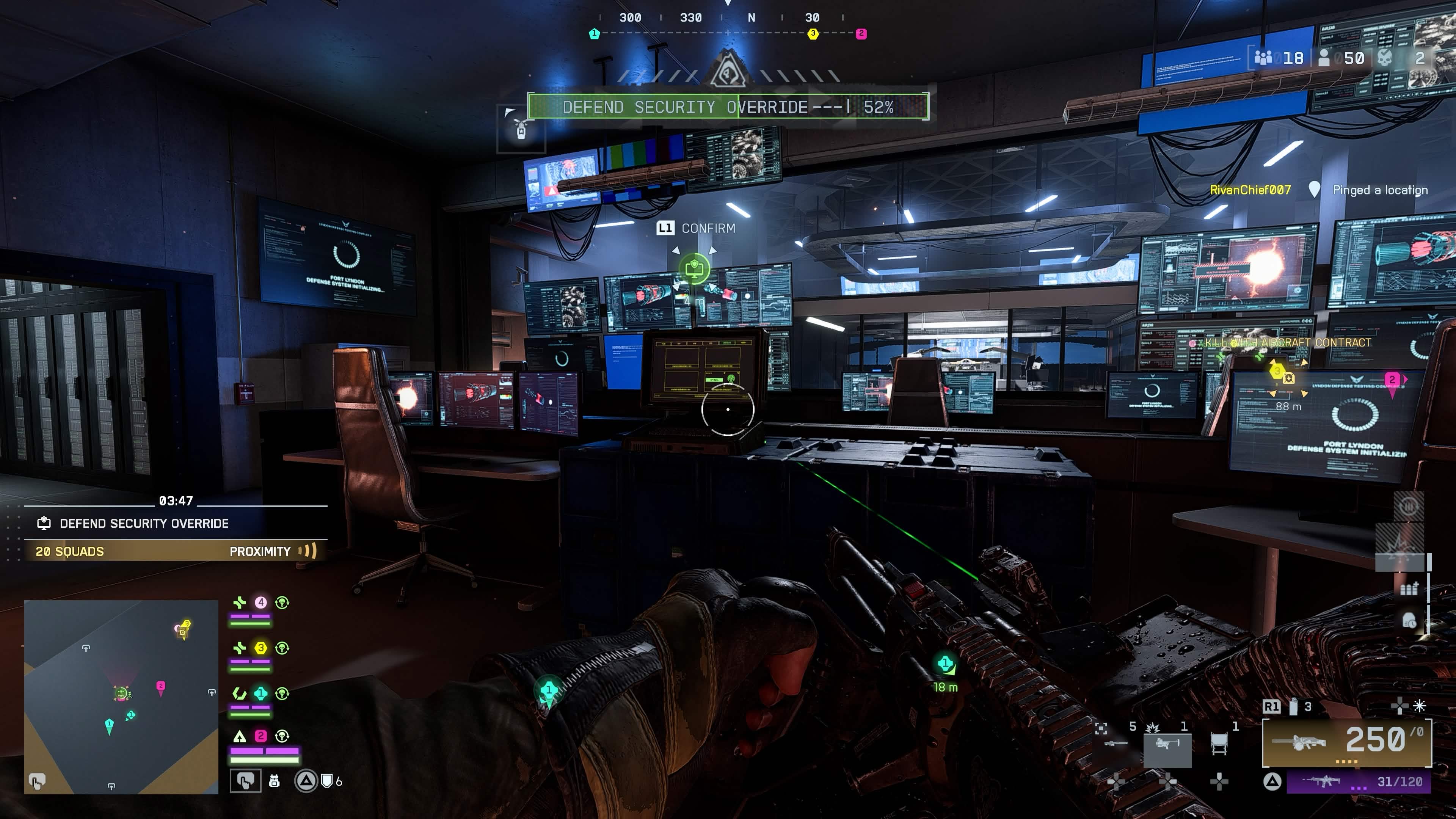 Phantom terminal defense with the objective timer active in Battlefield 6