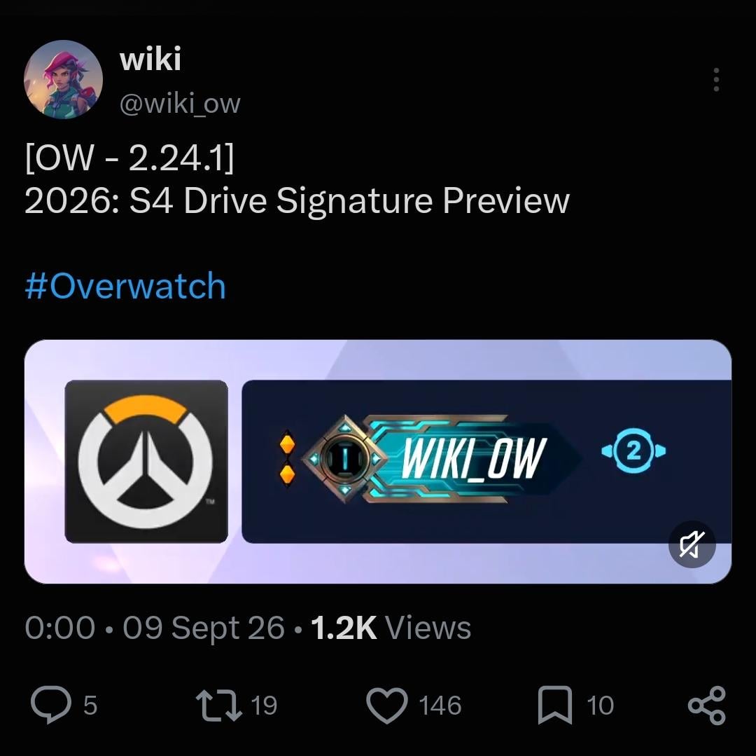 Example Overwatch Drive Signature