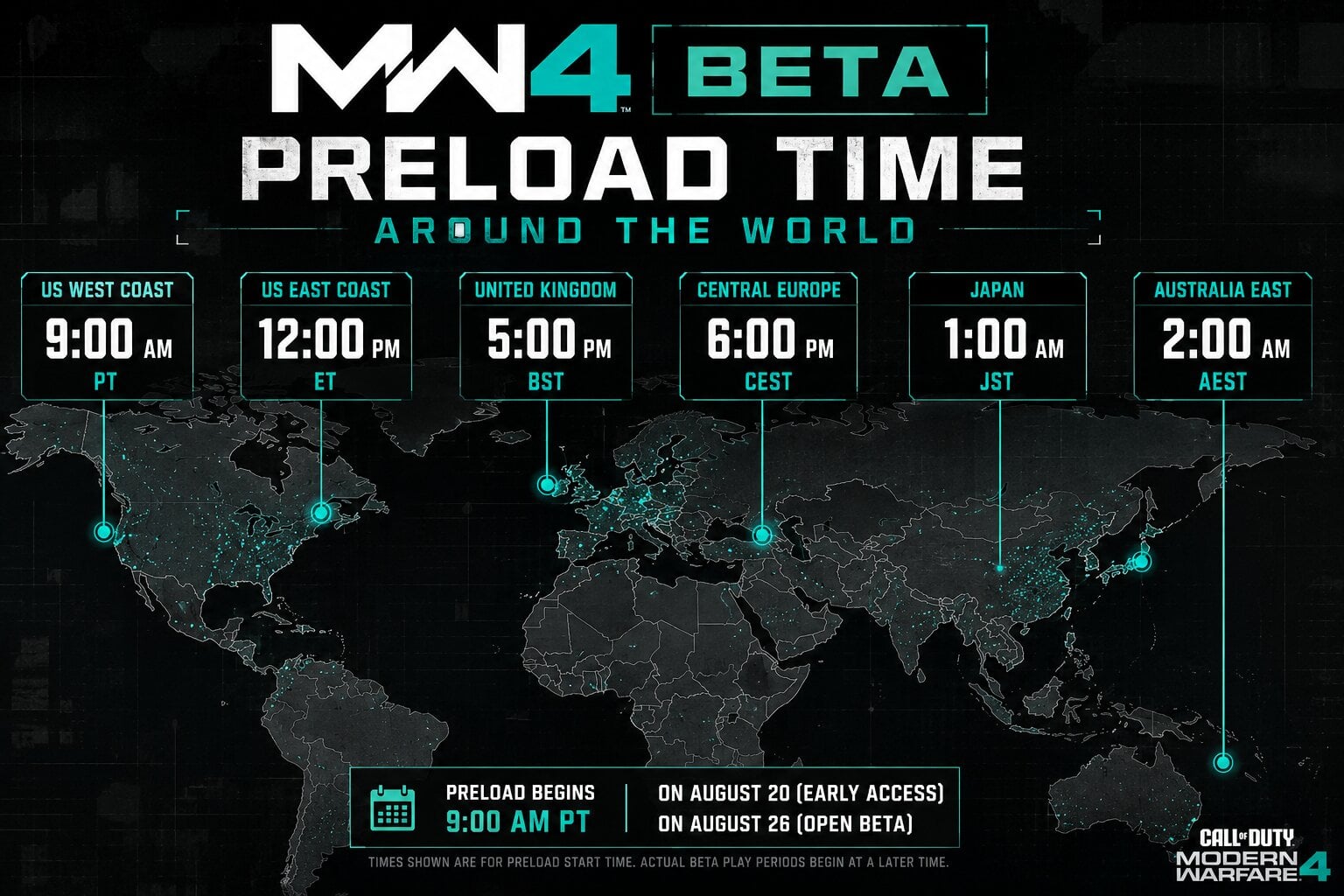 mw4 beta preload times