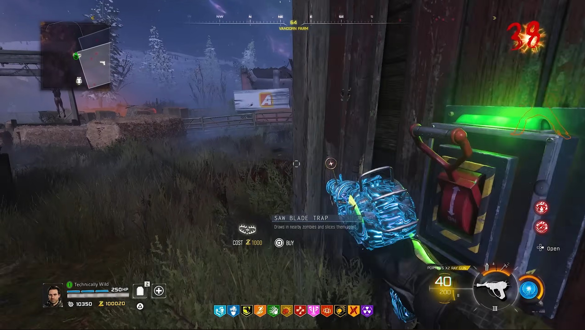 saw blade trap