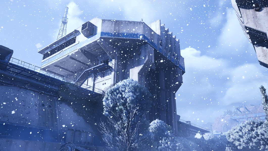 ARC Raiders Frozen Trail snowy industrial area
