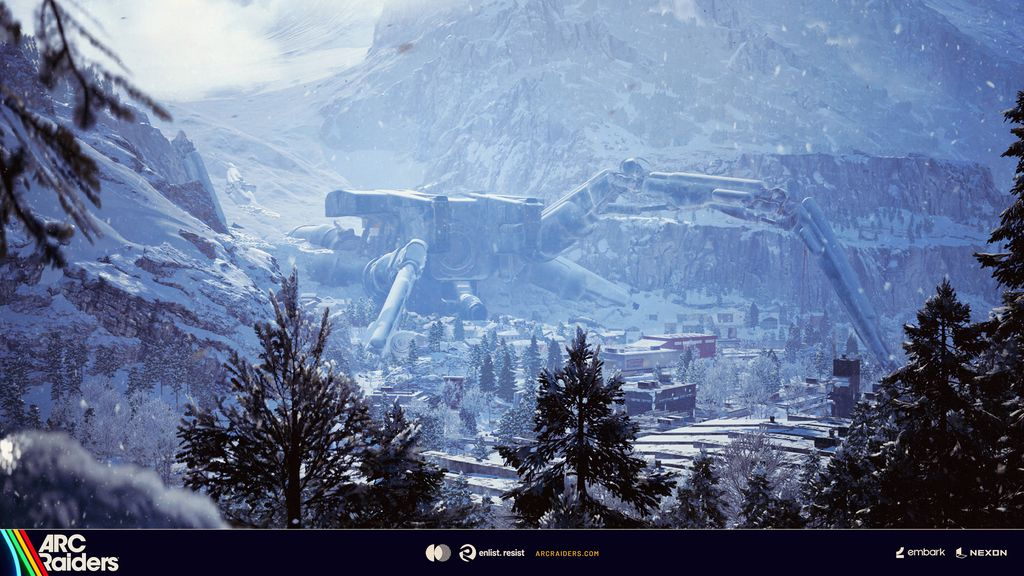 ARC Raiders Pendola Pass map with fallen Emperor in Frozen Trail