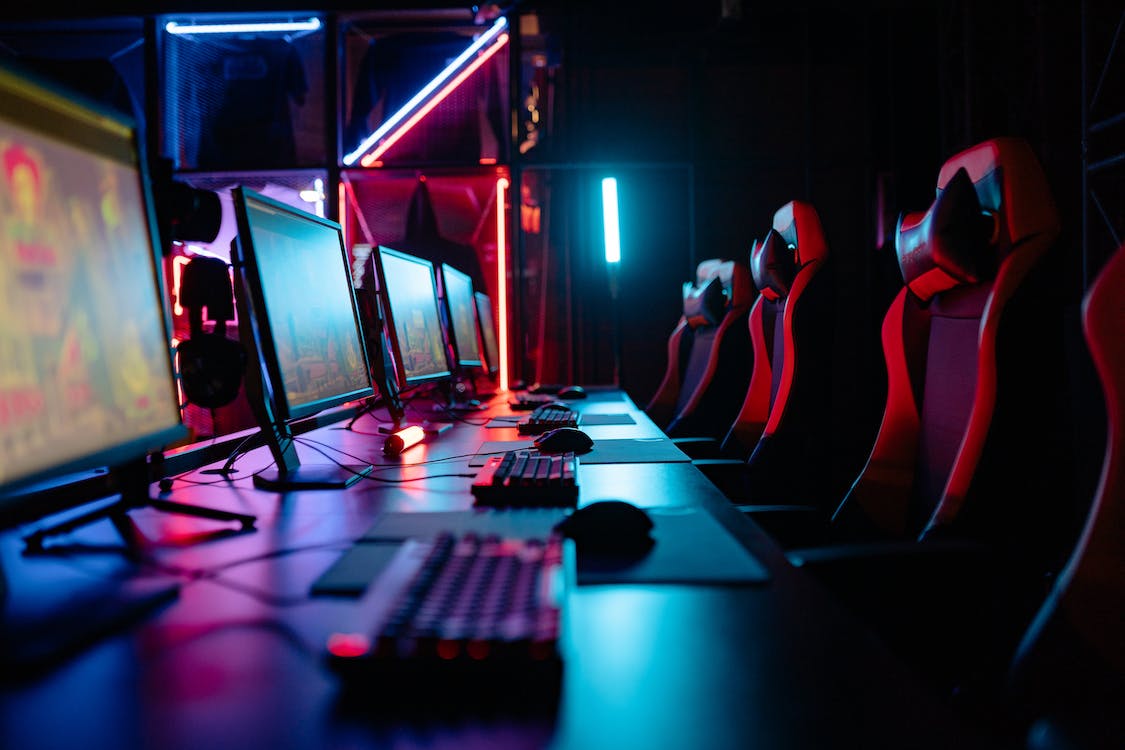 gaming chairs and monitors