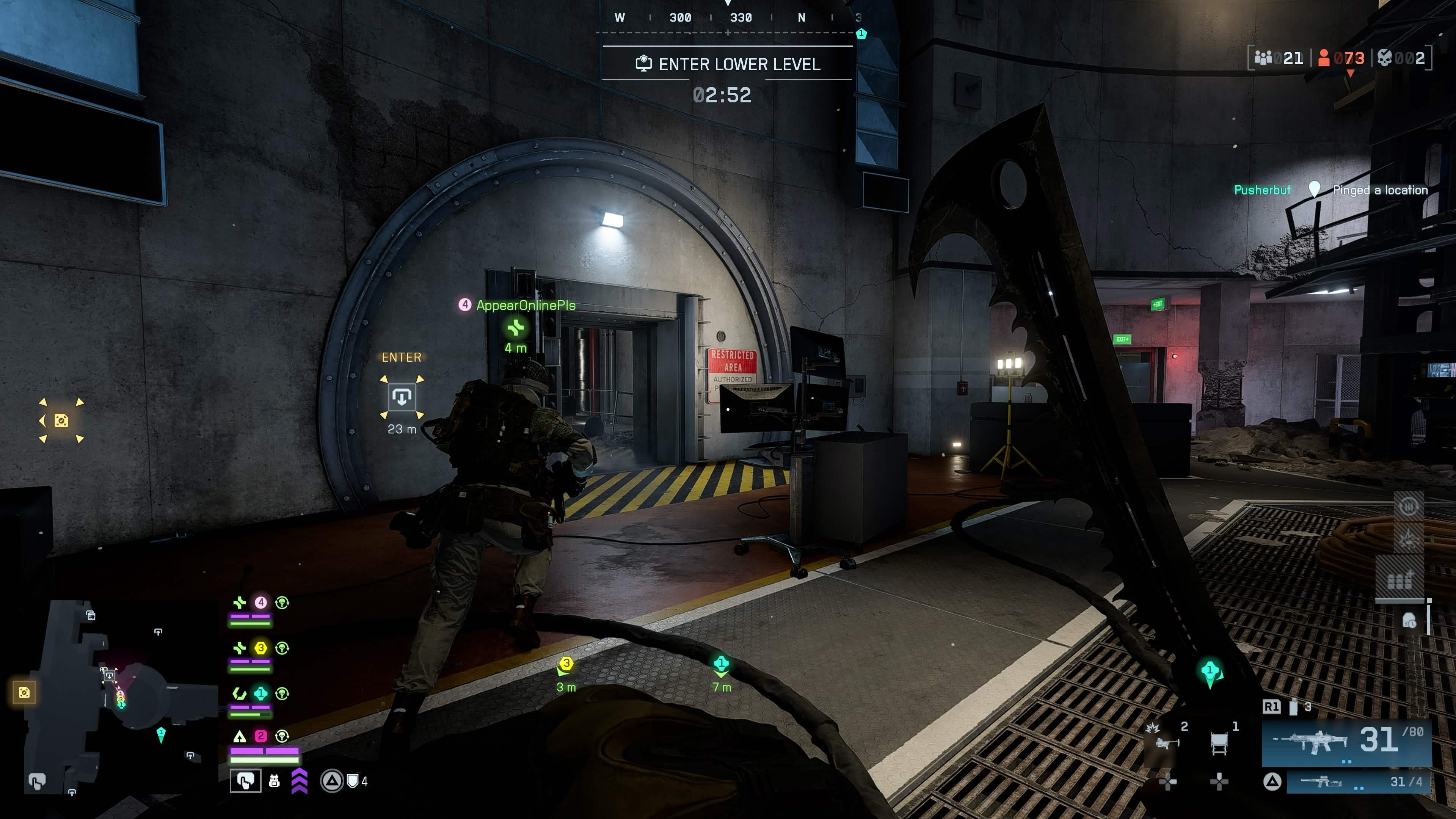 Underground Phantom bunker entrance before entering in Battlefield 6 REDSEC