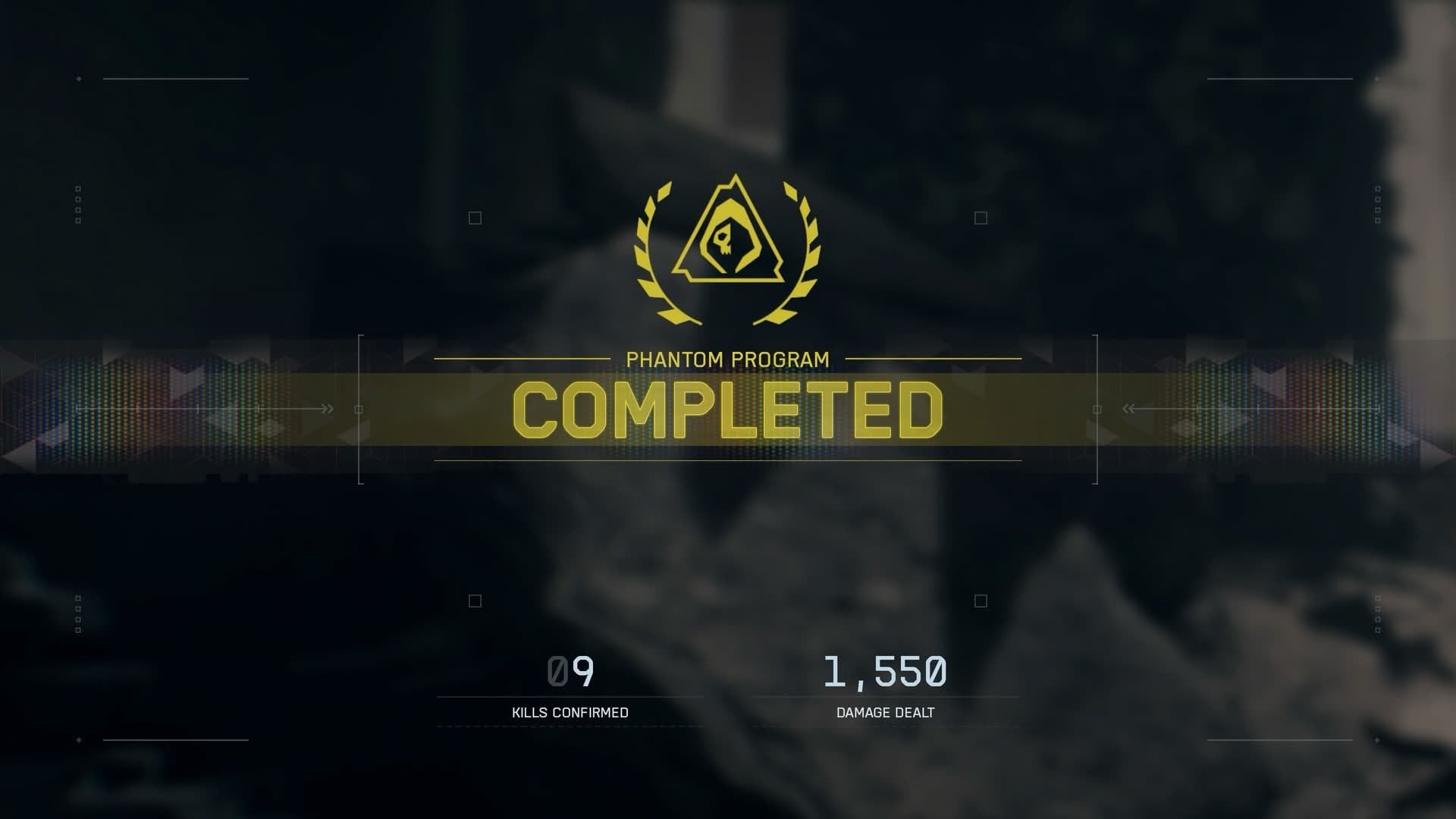 Final Battlefield 6 Phantom Program completion screen