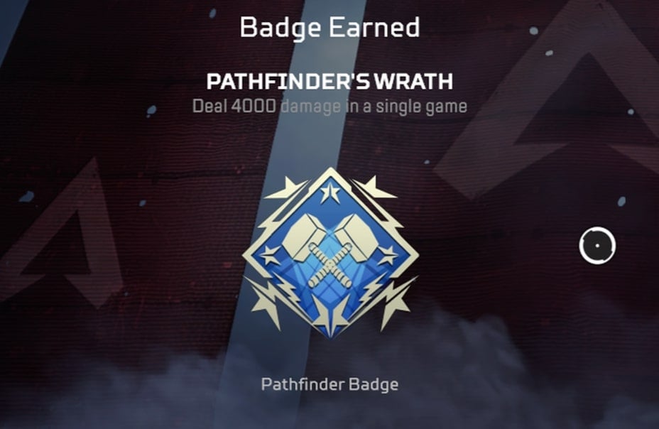 4K thiệt hại huy hiệu Pathfinder