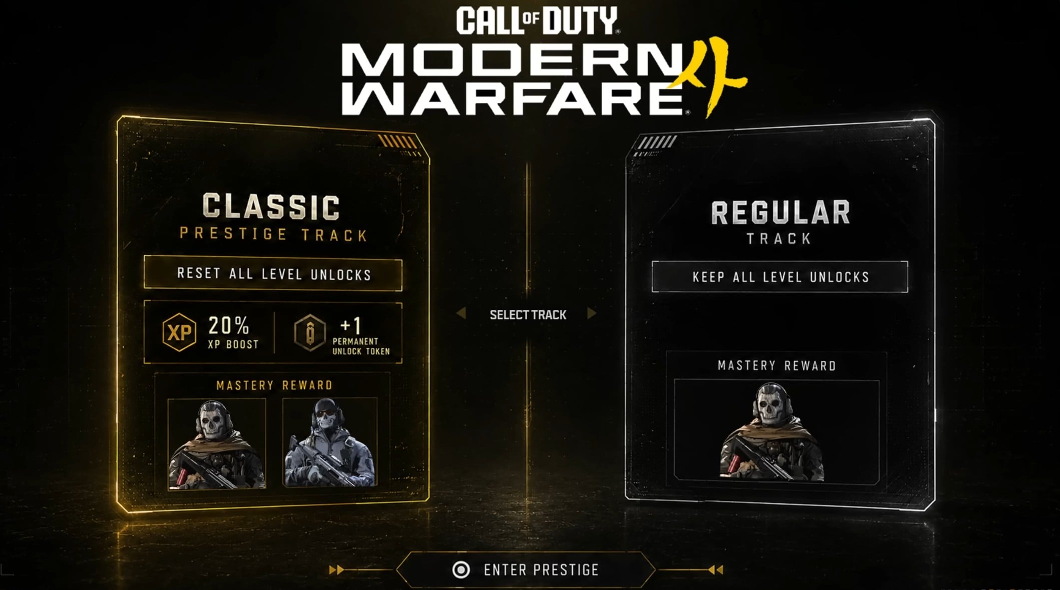 mw4 regular prestige tracks
