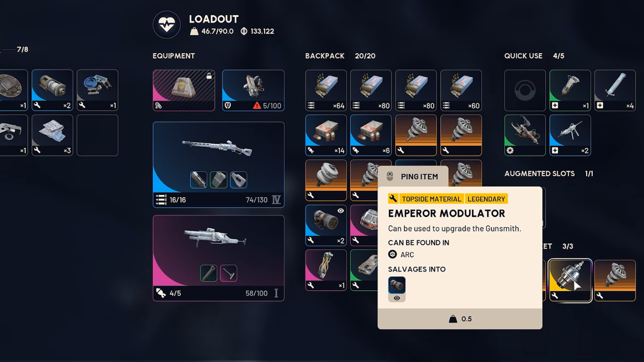 Emperor Modulator loot item in ARC Raiders
