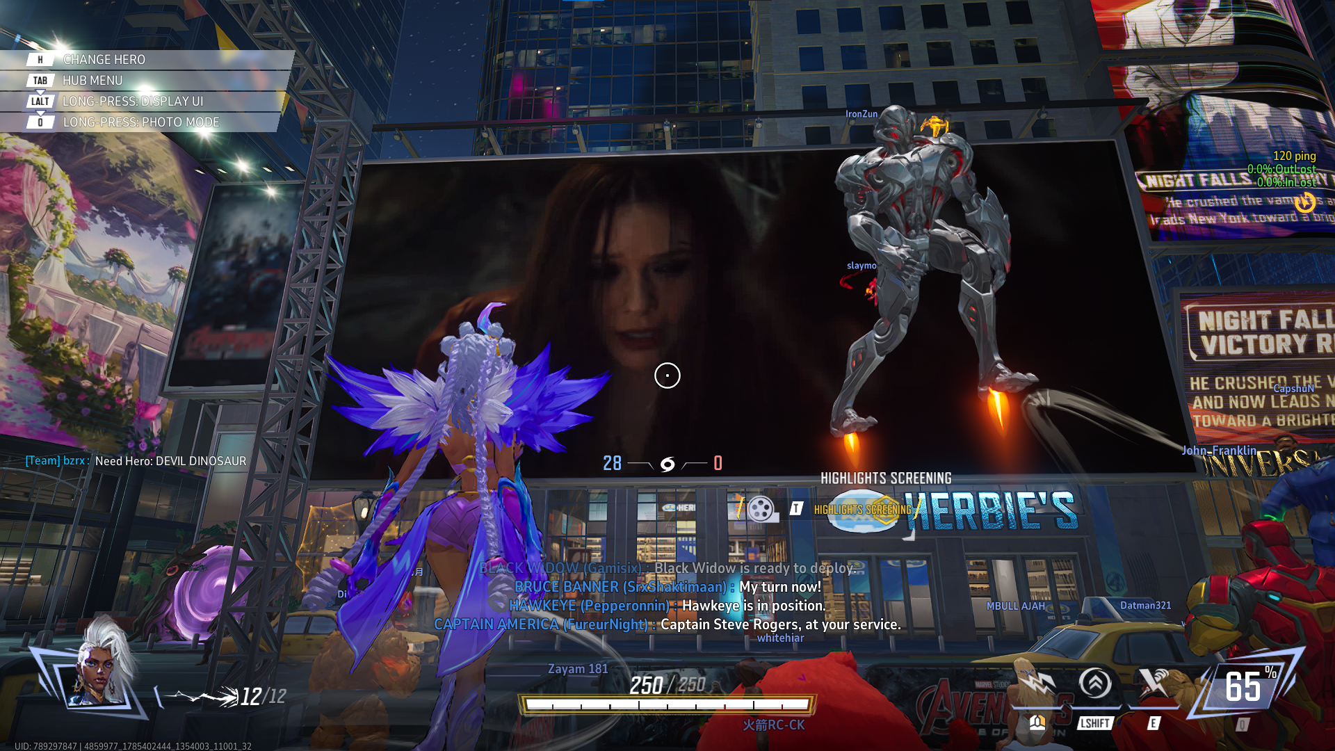marvel rivals times square age of ultron screening