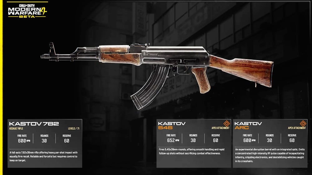 kastov mw4