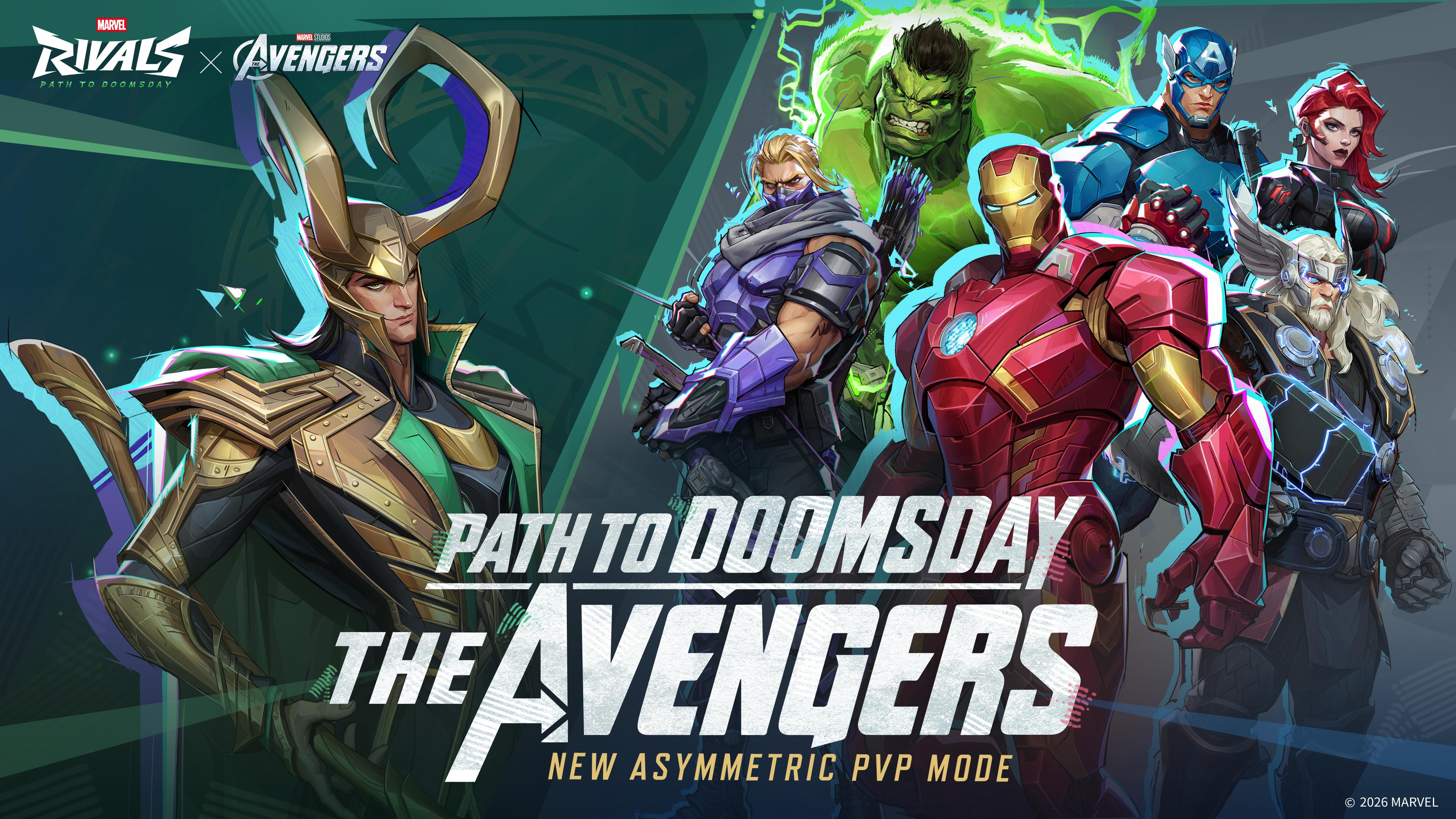 Marvel Rivals Path to Doomsday Avengers event artwork