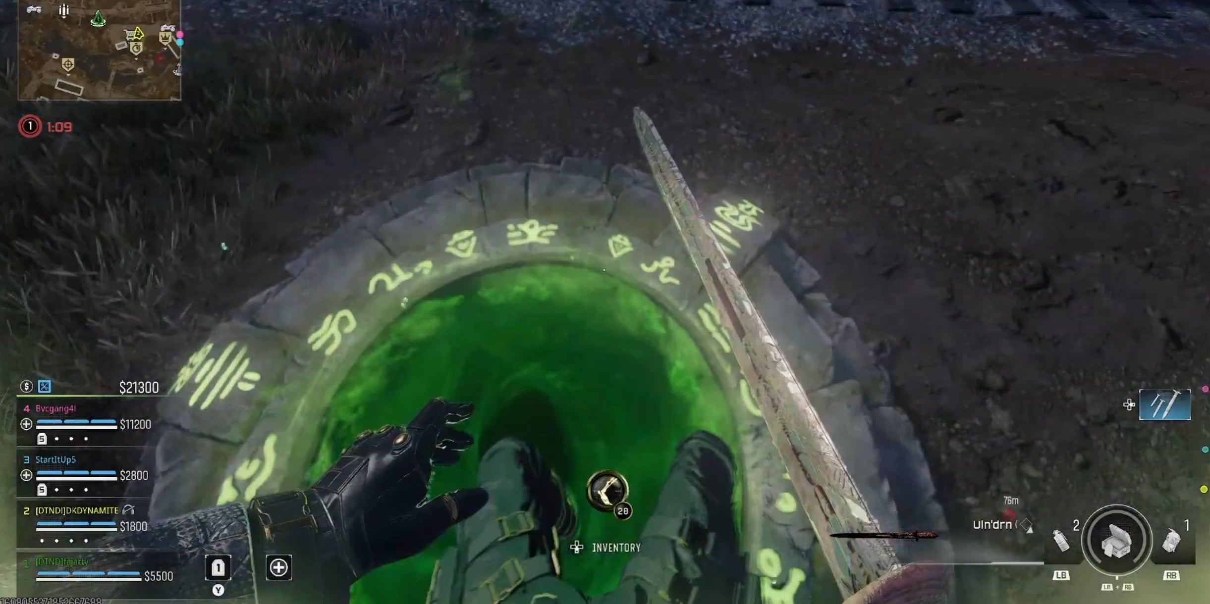 Floating Ruins sword podium for the Haunted Hollow Crimson Crawler Easter Egg