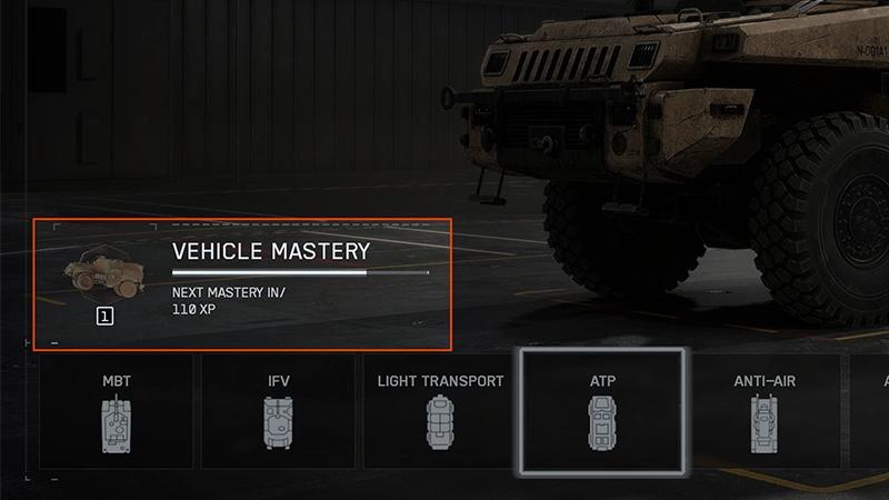 Battlefield 6 Vehicle Mastery menu showing vehicle progression