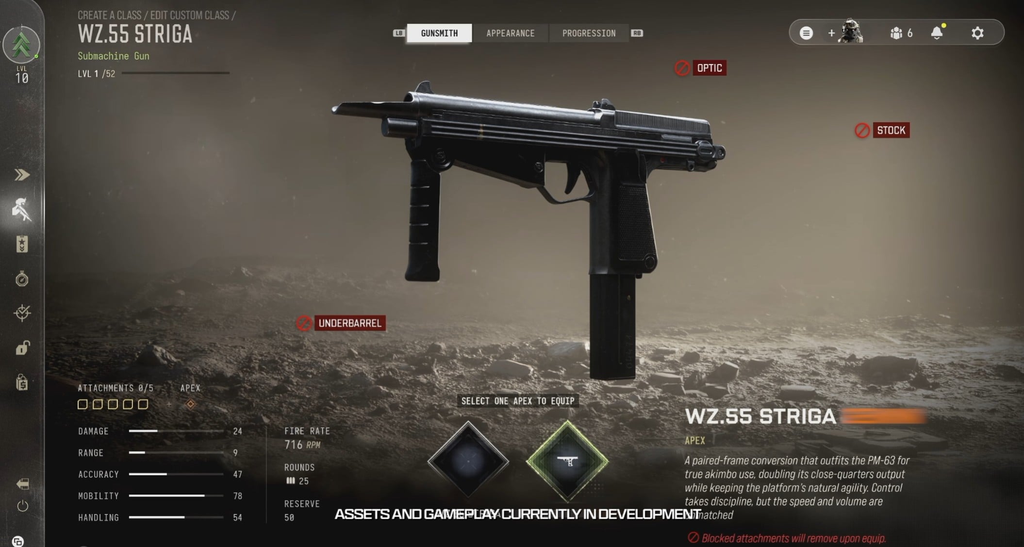 Wz.55 Striga MW4 Apex Attachment
