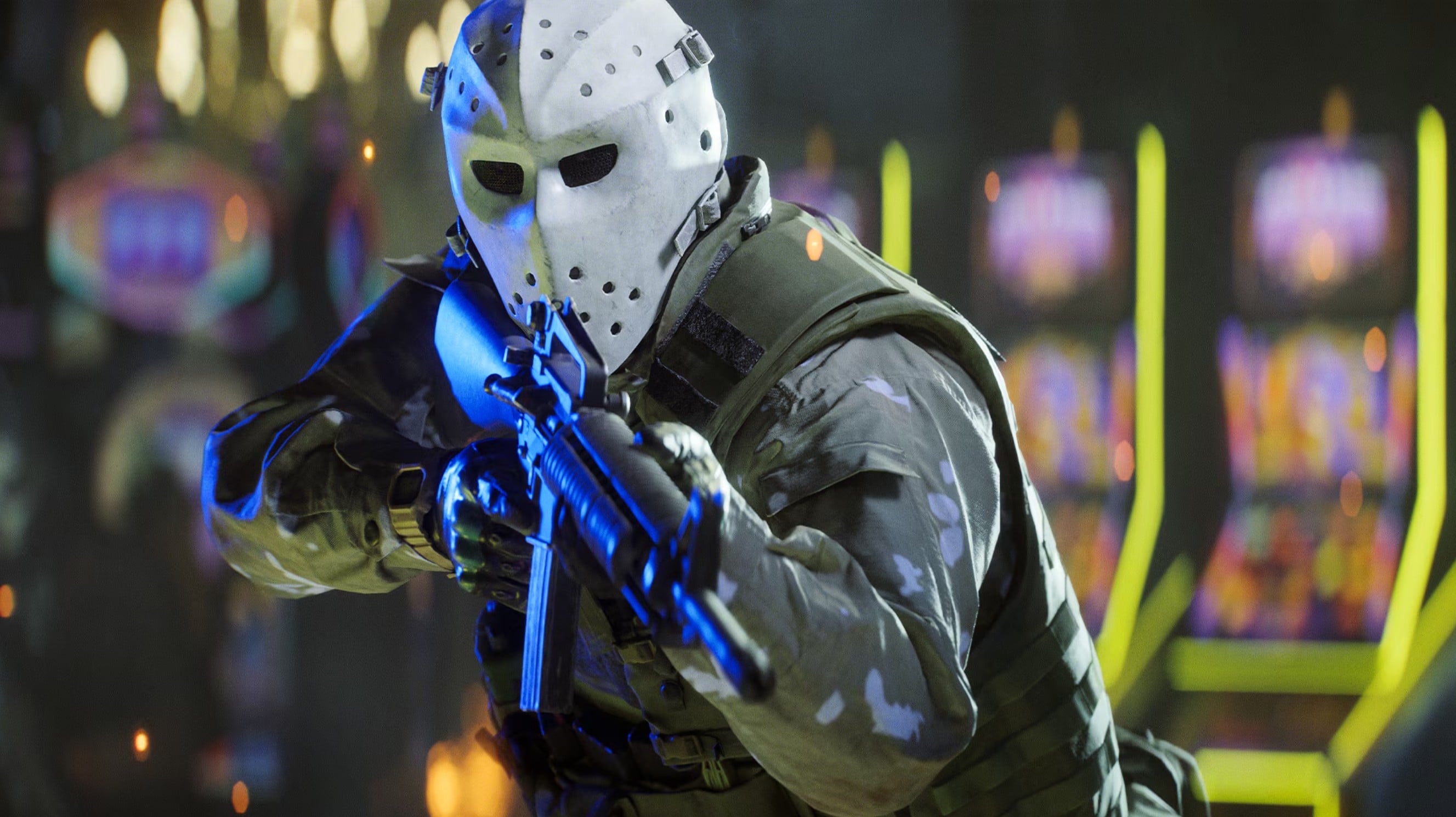 Battlefield 6 Season 5 Casino Heist event artwork with a masked soldier