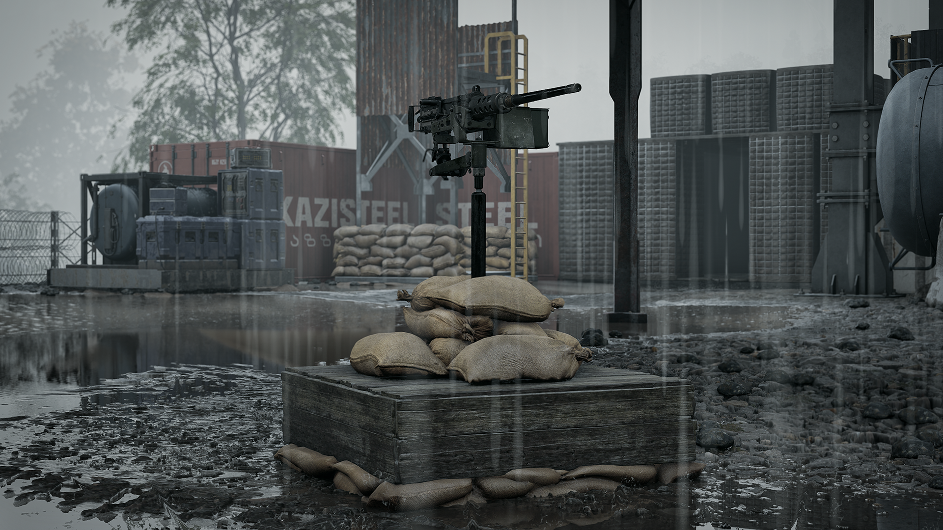 WARDOGS Season 2 MG Nest M2 Browning defensive emplacement