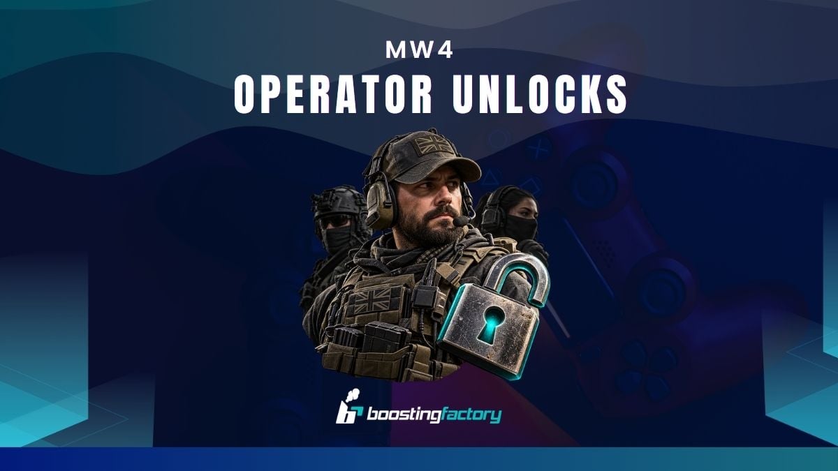 MW4 Operator Unlock Boost for Multiplayer Campaign and DMZ Operators