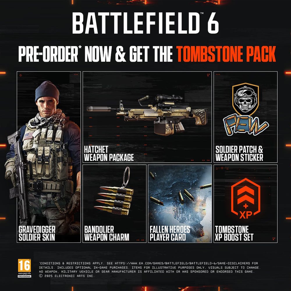 battlefield 6 tombstone pack xp boosters