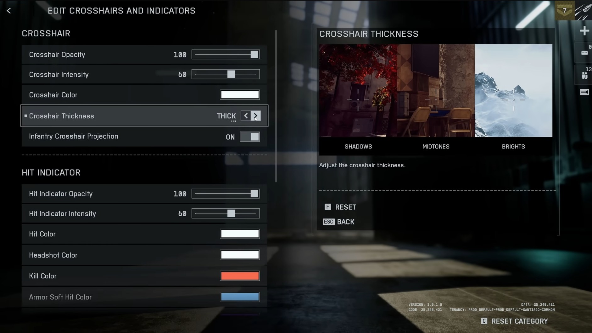 battlefield 6 crosshair settings